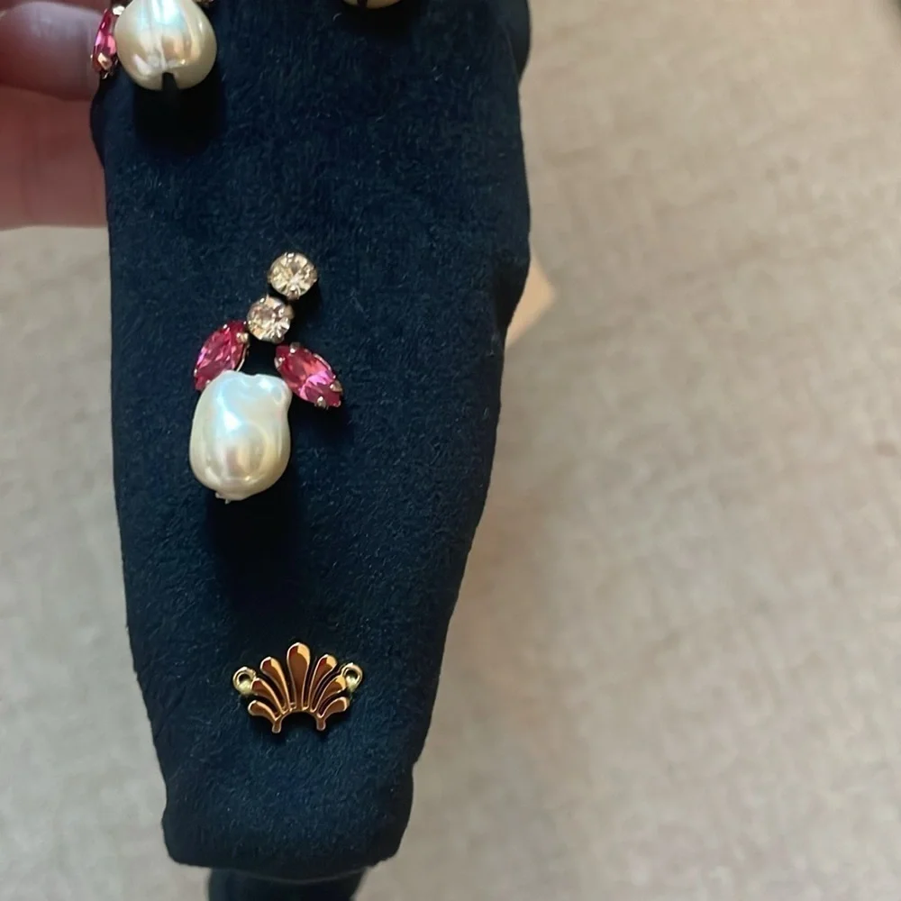 LELE SADOUGHI Acorn Pearly Knotted Headband